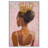 Glossy Allure Canvas Ebony Portrait Art by Art Remedy-107456215-107456216