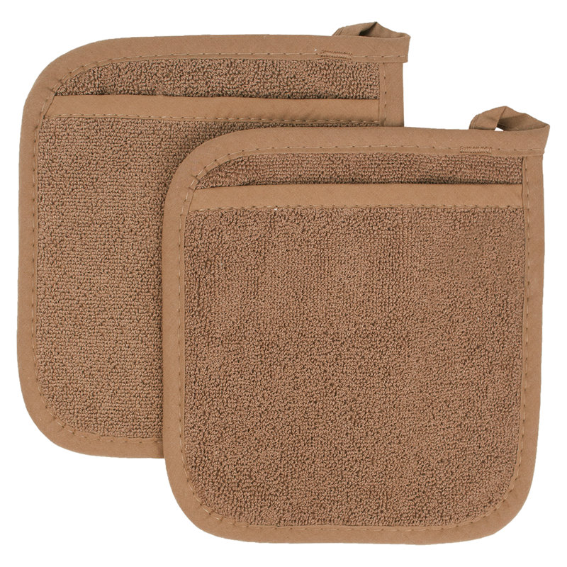 Terry Pocket Mitt, Set Of 2, Copper