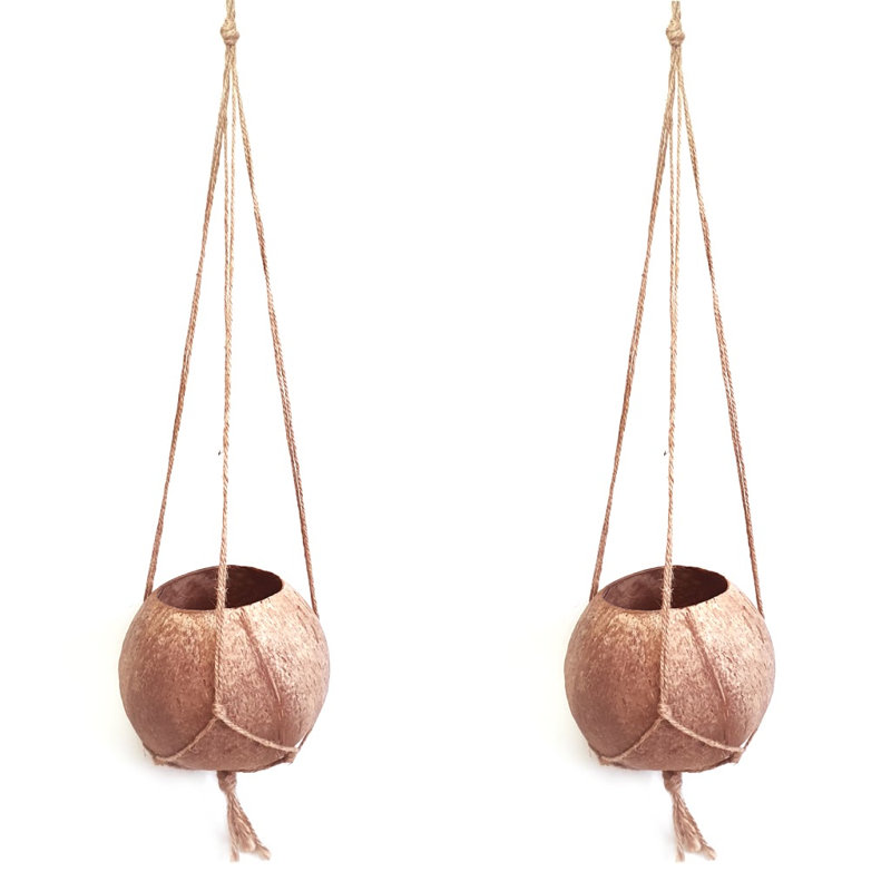Pot suspendu en bois, 2