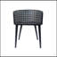 Ensemble de 2 chaises de salle à manger d'extérieur Milan, de conception ergonomique et résistante aux intempéries pour le confort du patio et du jardin