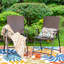 Chaise de patio pliante empilable Jessica