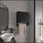 Medicine Cabinet 20.30" H, With 2 Shelves And 2 Doors, Black-1915629619