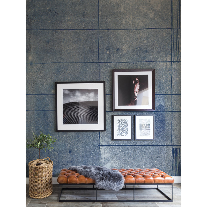 Panneau mural bleu Panes