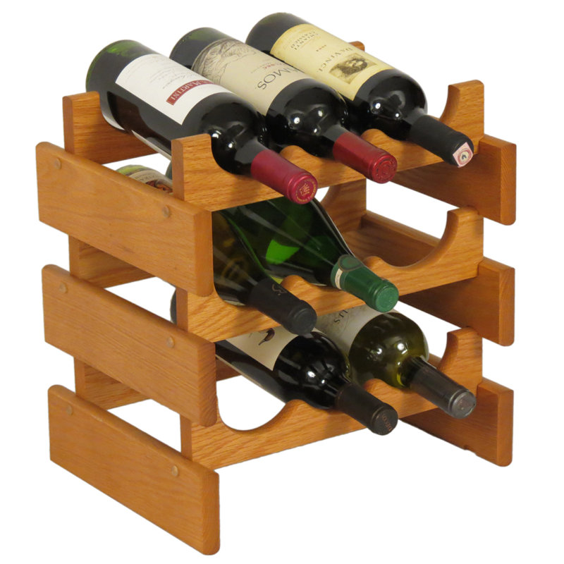 Support à vin de table Geis, Chêne moyen