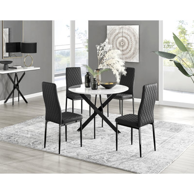 Eubanks 4 - Person Dining Set