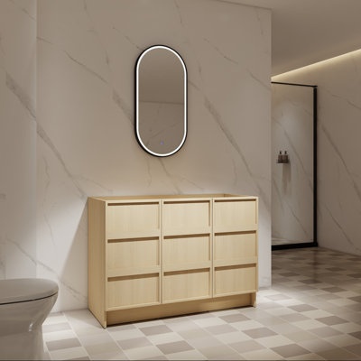 48" Bathroom Vanity Base with Soft-Close Cabinet Doors