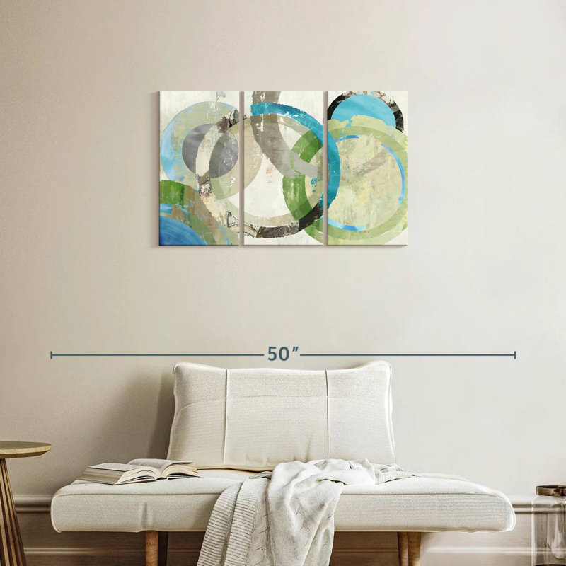 Avery Viridescent Rings, 20" H x 33" W