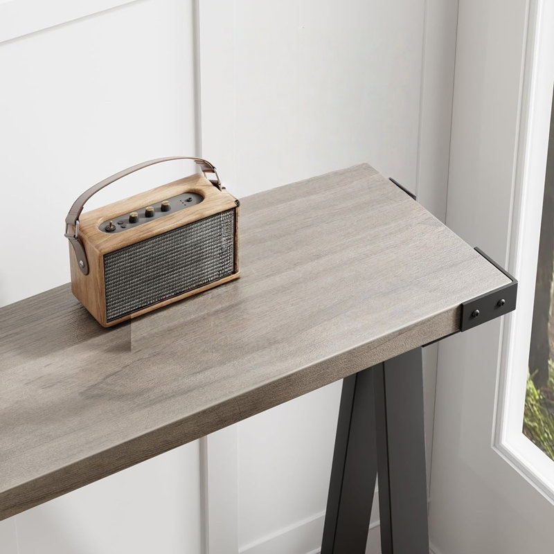 110cm Console Table, Grey Wood