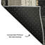 Tapis à rayures Premium lavable à la machine AMF1872-5059600