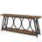 Extra Long Industrial Console Table, Narrow Sofa Table With 2-Tier Storage Shelves, Behind Couch Table