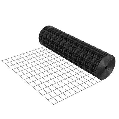 Hardware Cloth 36 in x 25 ft, 2 x 3 in Mesh 16 Gauge Galvanized Wire Mesh Roll, Weather-Resistant Vinyl Coated Chicken Wire Fencing, Heavy Duty Welded Garden Plant Fencing for Rabbit Cage Snake