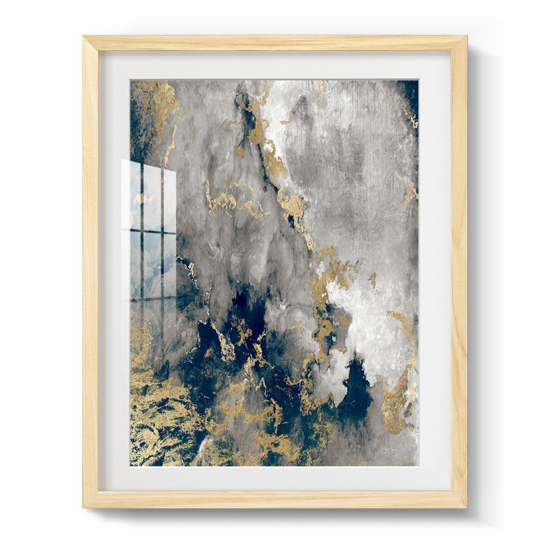 «Early Dream II», reproduction encadrée, Papier encadré naturel, Blanc