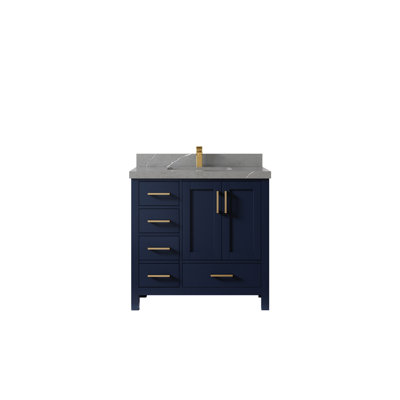 Malibu 36'' Single Bathroom Vanity with Top