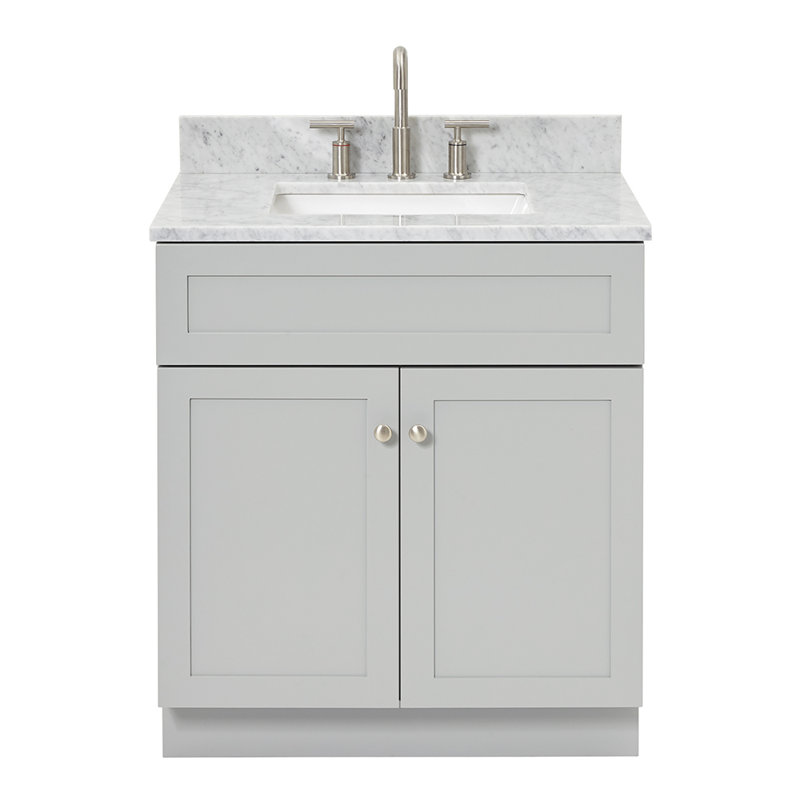 Partham 31" Single Bathroom Vanity Set, Gray