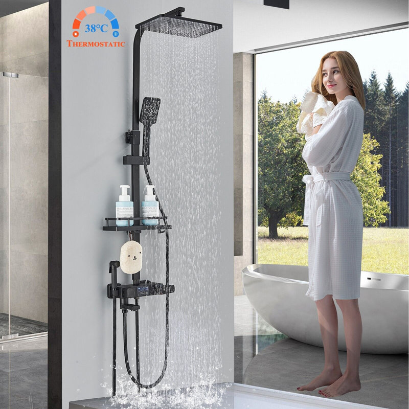 Diverter Complete Shower System with Rough in-Valve