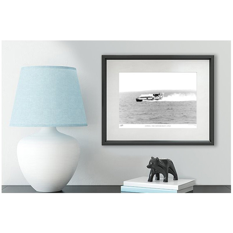 Cowes, The Hovercraft C1965 - Single Picture Frame Print, 45cm H x 60cm W x 2.3cm D
