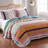 Greenland Home Fashions Thalia Tango 3-Piece Queen Size Quilt Set 90x90 + 20x26 (2)-839186306-918997230