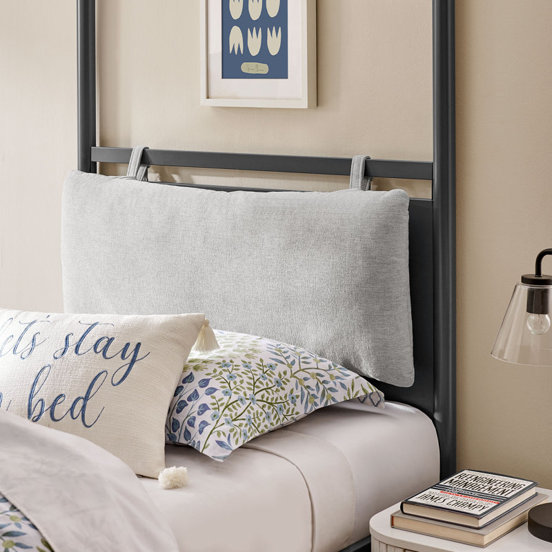 Marlowe 4-Poster Canopy Metal Platform Bed, Twin