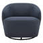 Fauteuil demi-tonneau pivotant rembourré Ingetraut-122946982