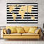 «Wanderlust World Map», reproduction sur toile-411518466