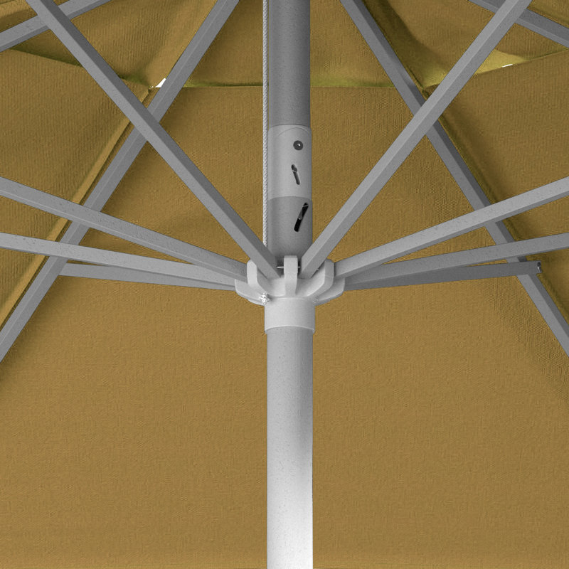 Parasol de marché 86,3 po Kenne, Brun clair, l 90 po x P 90 po