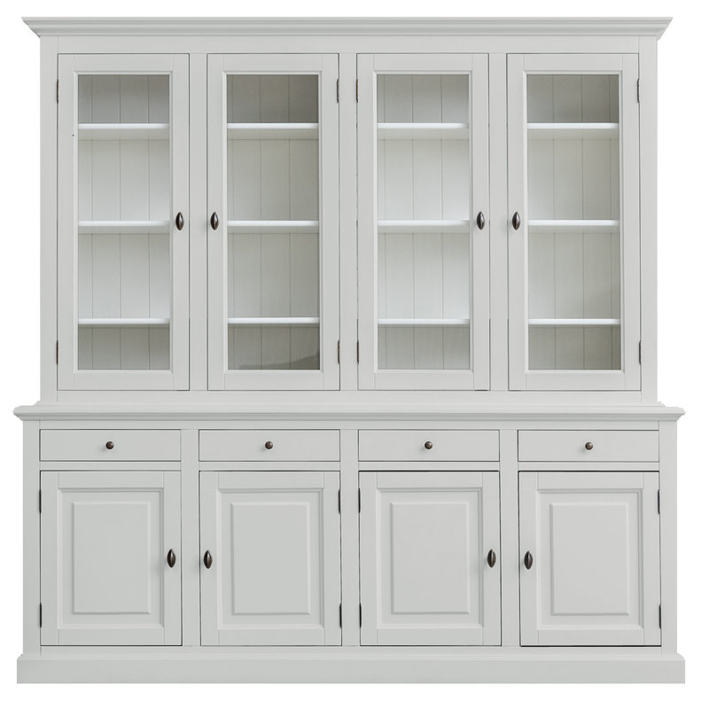 Babak Display Cabinet, Light Grey