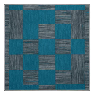 Tapis botanique brun lavable à la machine