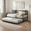 Lit de jour simple avec couchette, canapé-lit en métal à hauteur réglable