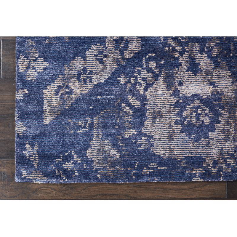 Tapis noué à la main Culbreth, Rectangle 3 pi 9 po x 5 pi 9 po