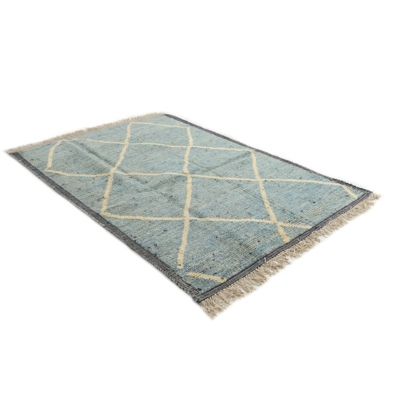 Tapis bleu clair Odle