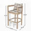 Tabourets d'extérieur, ensemble de 2