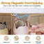 Range-chaussures pliable avec porte-chaussures, grande armoire à chaussures pliante en plastique, range-chaussures facile à assembler pour le vestibule (9 niveaux, 2 groupes, 36 paires)