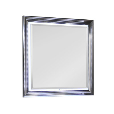 MIROIR LUN BLANC AVEC DEL