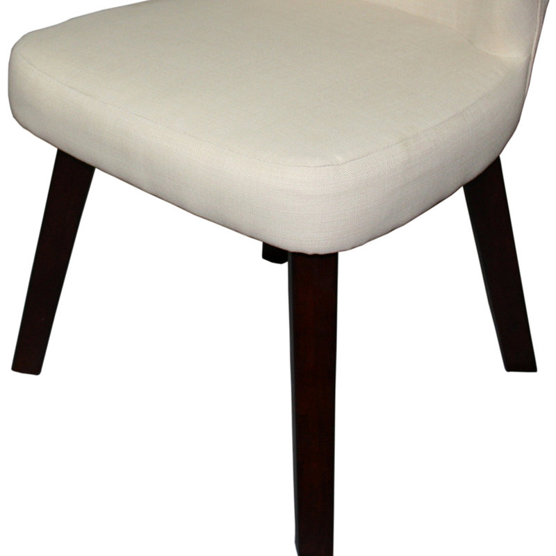 Fauteuil d'appoint 31 "de hauteur" Concave ", crème