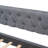 Evererdo Twin Size Fabric Upholstered Daybed-143938584-143938598