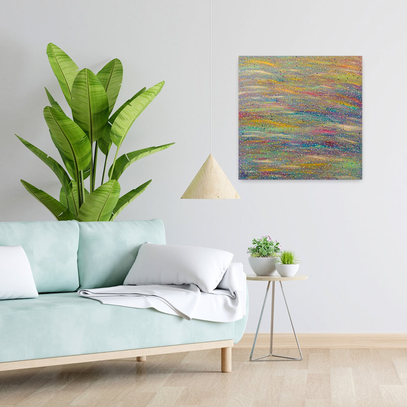 Art contemporain, art contemporain abstrait, H 24 po x l 24 po