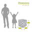 Repose-pieds 17 po