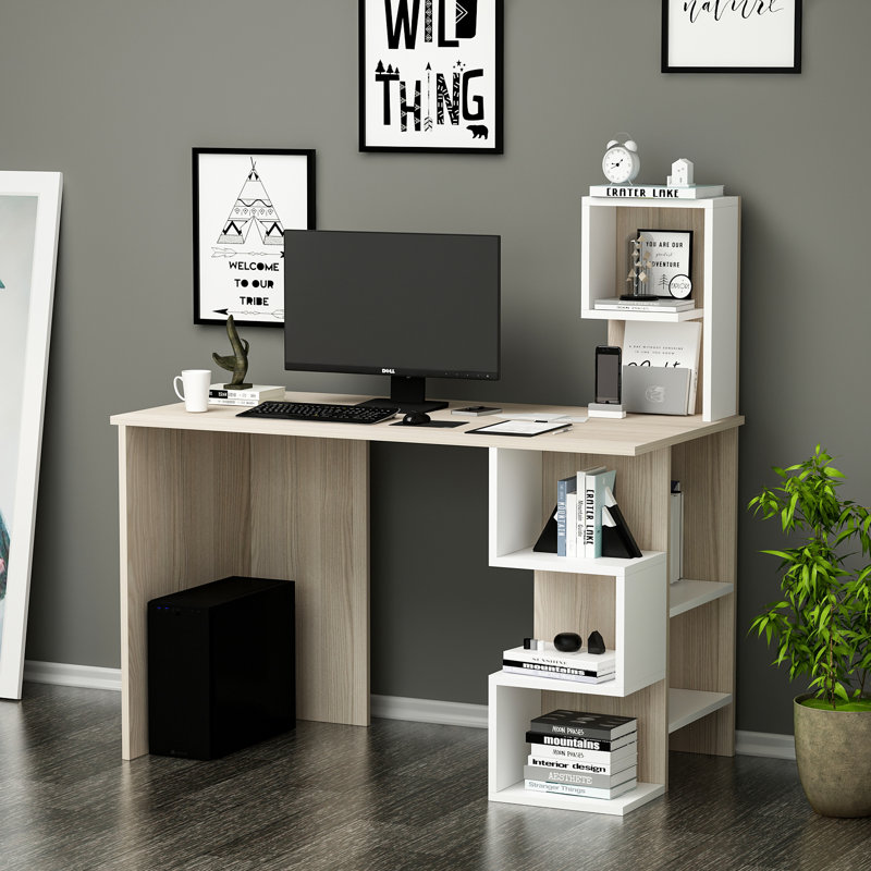 Georgina Writing Desk, Avola/White