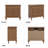 Vintage 28.3''W 3-Drawer Solid Wood Nightstand with Built-in Outlets and Pull-out Shelf, Fully Assembled-2021801617