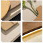 Art mural rectangulaire moderne en grès sculpté à la main moderne de style crème 3D avec plante artificielle et vase hydroponique pour le salon-78031504-78031505