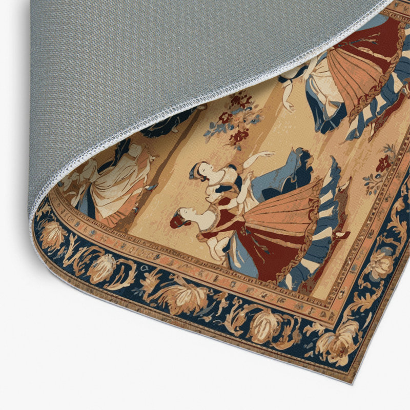 Tapis d'intérieur et d'extérieur brun français, Rectangulaire 2 pi x 3 pi
