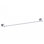 Metro Single Towel Bar - Wall Mount - 24" Brass/Polished Chrome