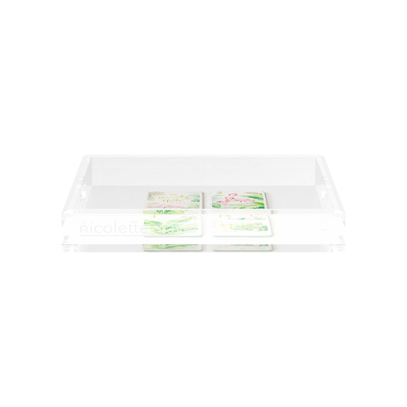 Decorative Tray, 2" H x 12" W x 12" D