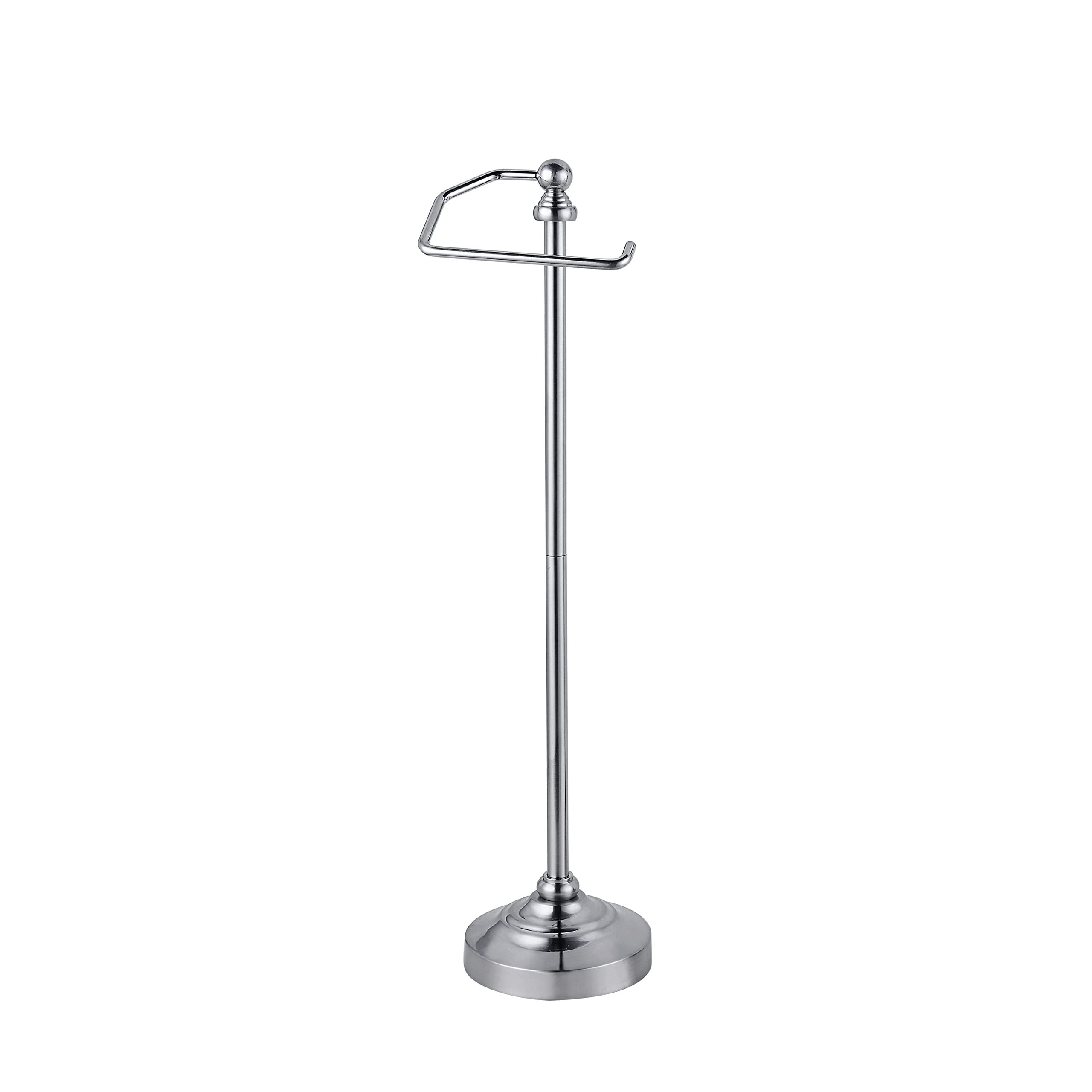 Runbang Free Standing Heavy Weighted Toilet Tissue Paper Roll Holder ...