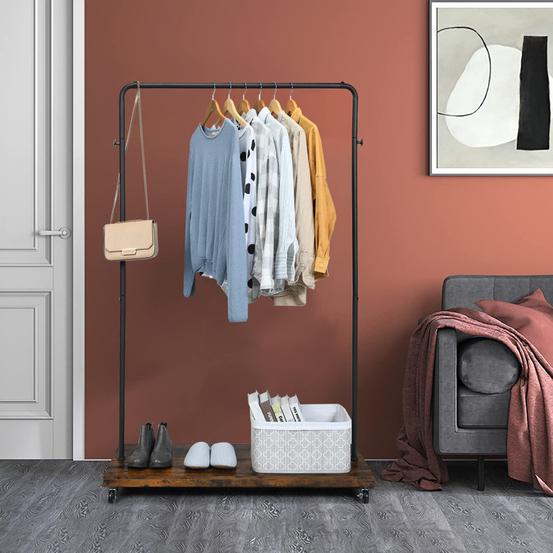 Bodin 103cm Rolling Clothing Rack