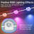 Leposava RGBIC 50-Ft Outdoor String Lights - 36 LED Bulbs, 44 Scene Modes, Weatherproof