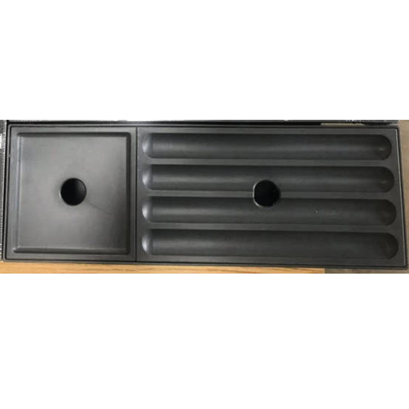 2 organisateurs de tiroir de cuisine ABS - gris foncé, avec deux couvercles pratiques et des cloisons de rangement efficaces gris de 2, pratique