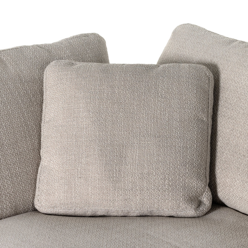 Canapé modulaire 2 pièces Bodie - Flanelle Dstn, Tissage Gibson Wheat Performance