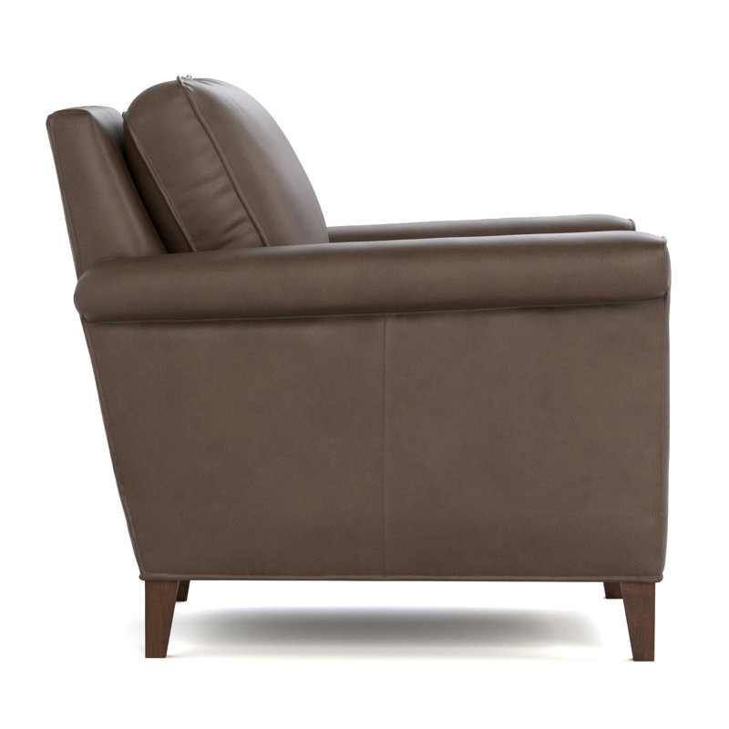 Belleville Club Chair, Alameda Cork Genuine Leather