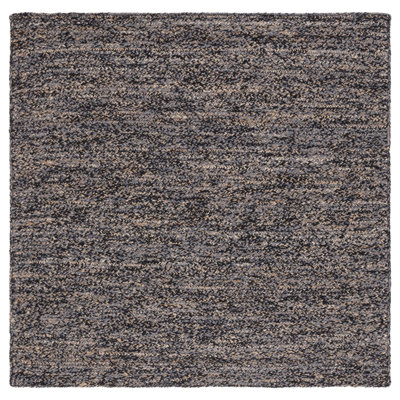 Jariell Natural Fiber Hand Loomed Wool/Jute Rug in Black/Natural